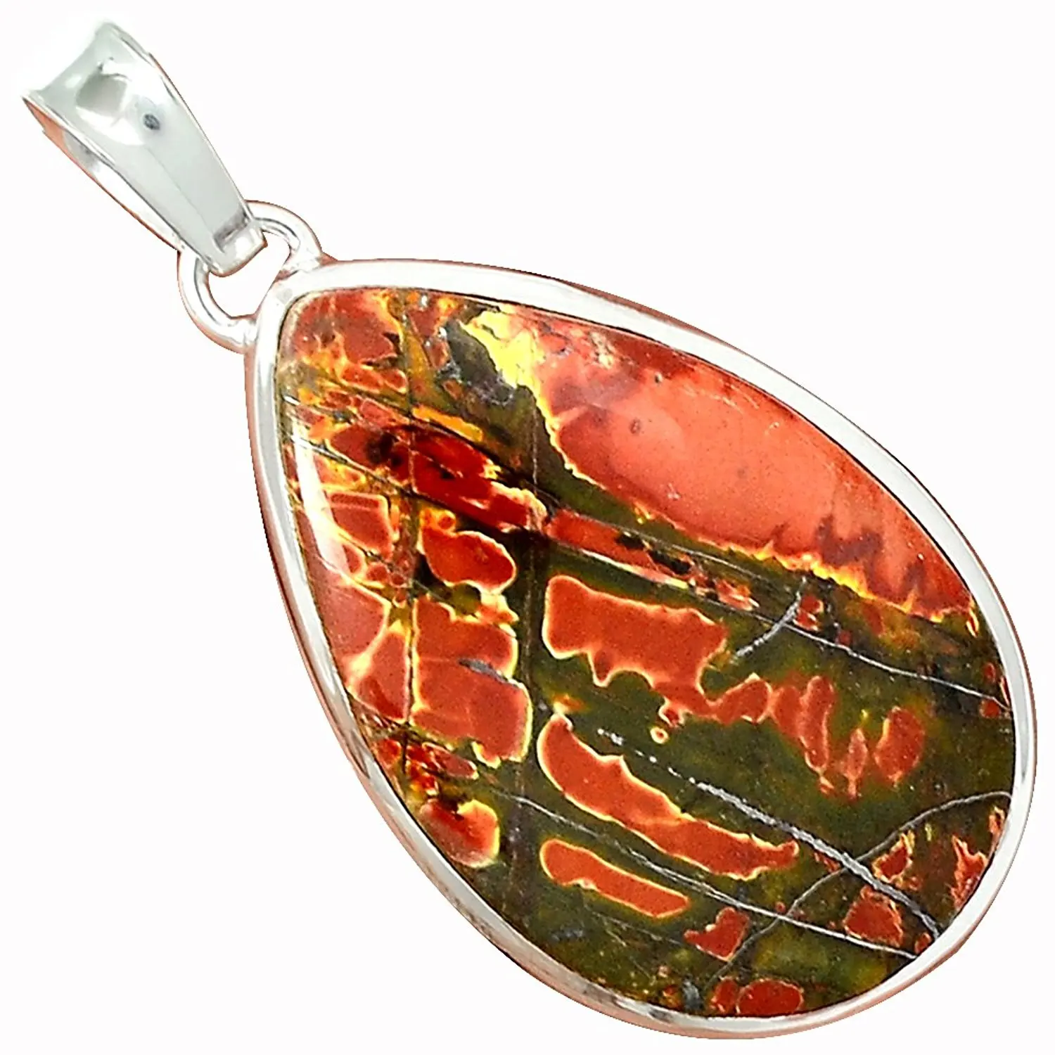 

Lovegem Genuine Cherry Creek PENDANT 925 Sterling Silver, 49.3 mm, AP3539