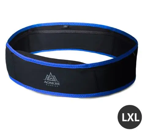 BLUE LXL AONIJIE тонкий пояс для бега, сумка для бега, поясная сумка для путешествий, для денег, марафона, тренажерного зала, тренировки, фитнеса, 6,9, держатель для мобильного телефона W938 - Цвет: BLUE LXL