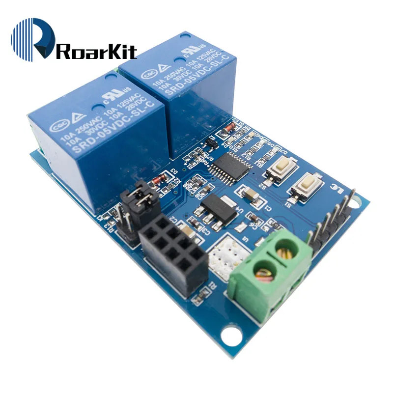 5 в ESP8266 ESP-01 2 wifi реле канала модуль 2 канала релейный модуль для IOT умный дом