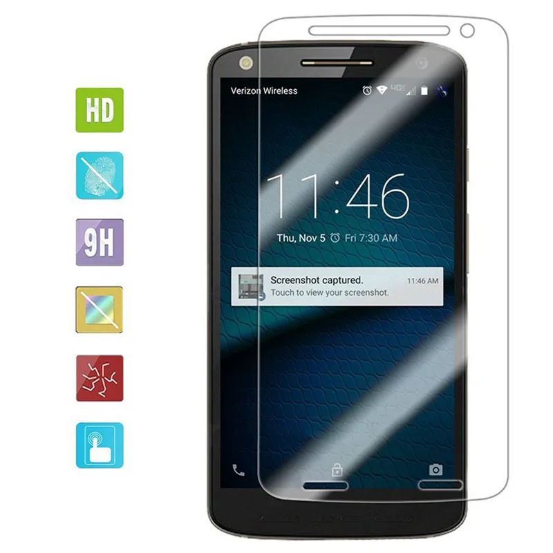 2.5D 9H Премиум Закаленное стекло для Motorola Moto X Force защитная пленка|Защитные стёкла и