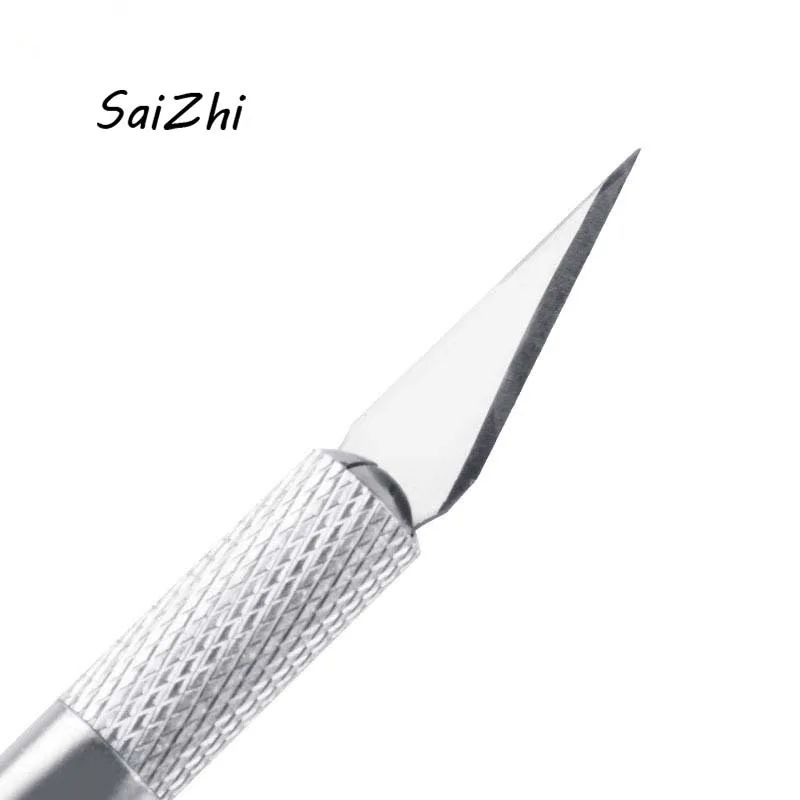 6 шт. лезвия Нескользящие металлические гравировальные ножи овощные Фрукты Нож