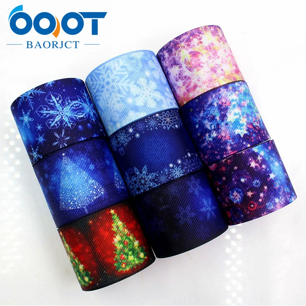 Рождественские ленты OOOT BAORJCT 179291 38 мм 10 ярдов Термотрансферная печать решетка