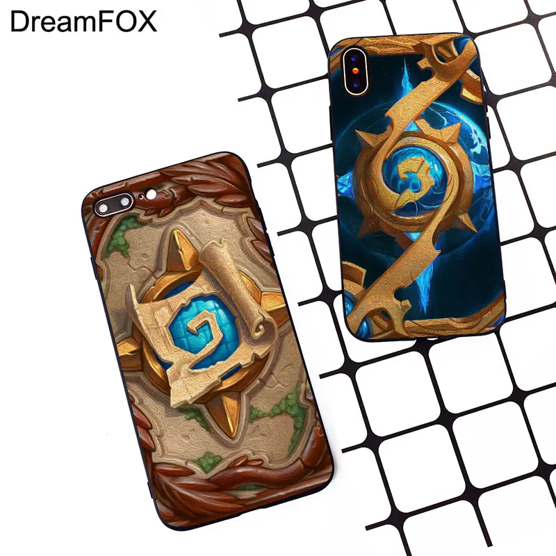 M236 Hearthstone Heroes Черный силиконовый чехол для Apple iPhone 11 Pro XR XS Max X 8 7 6 6S Plus 5 5S 5G SE |