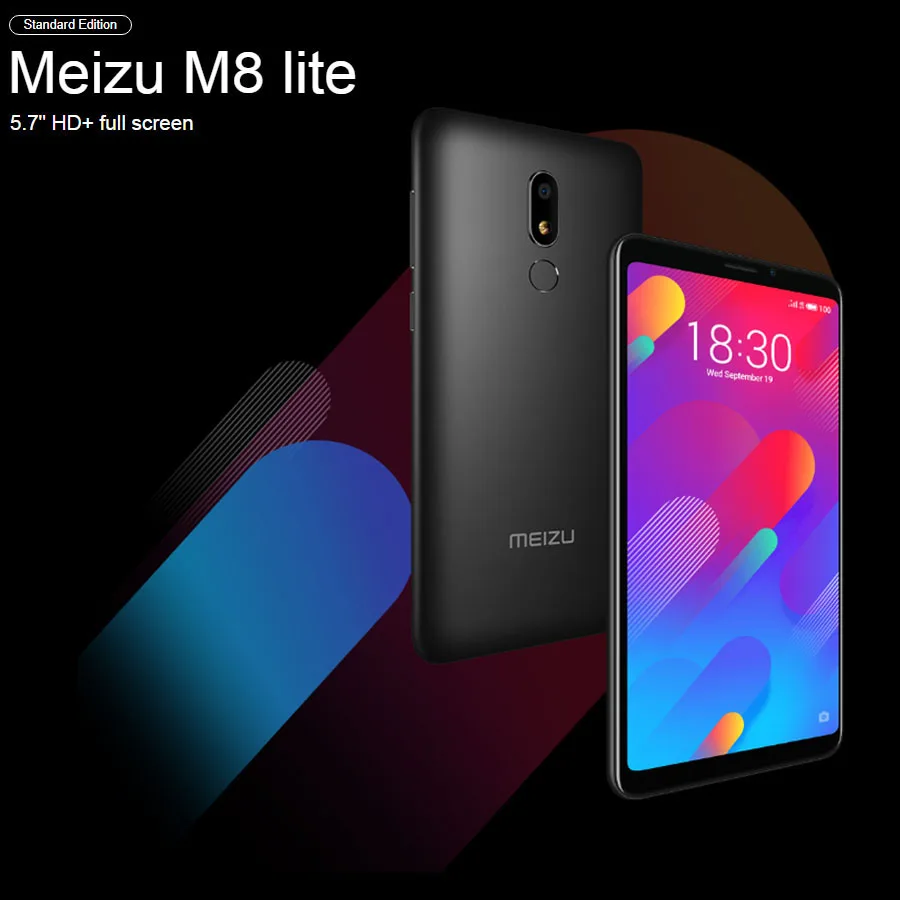 Глобальный Встроенная память оригинальный новый мобильный телефон Meizu M8 Lite 3 GB 32