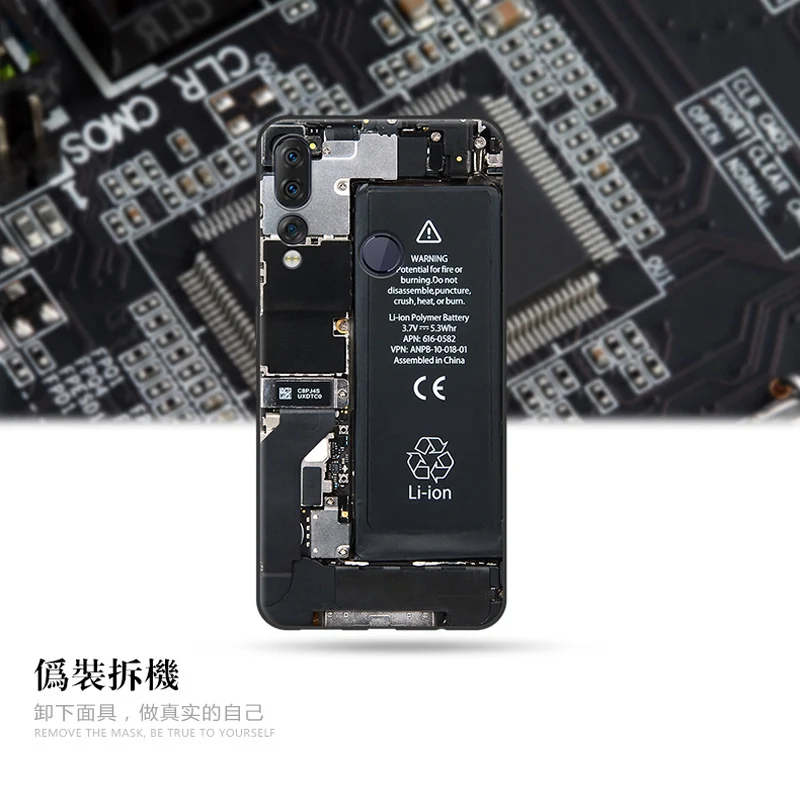 Силиконовый чехол для Lenovo Z5s LenovoZ5s в стиле ретро с рисунком мягкий телефона L78071