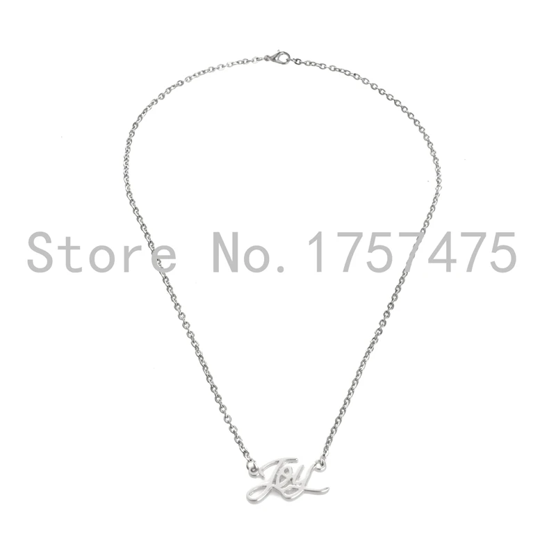 5 шт. цепочка чокер с надписью Joy Word|necklace silver|choker necklacenecklace women |