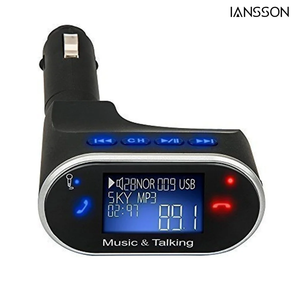 Новый Автомобильный MP3-плеер набор гарнитуры с Bluetooth автомобиля AUX mp3 плеер