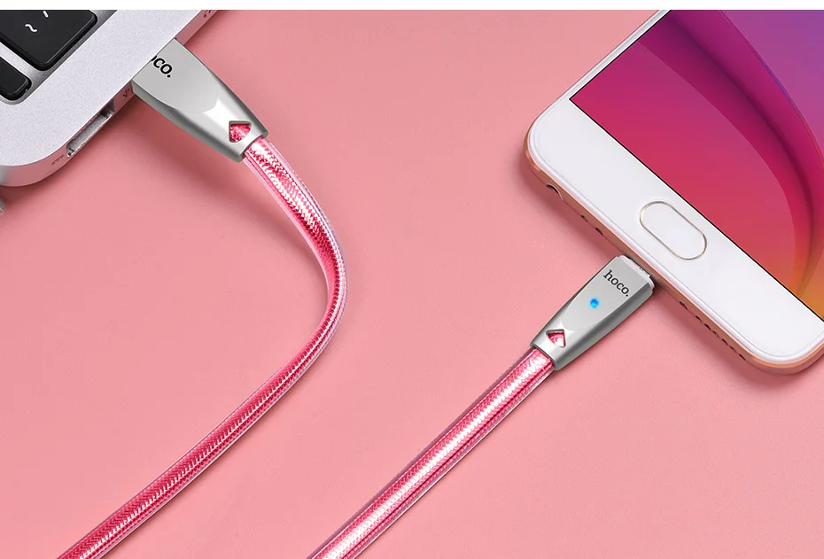 НОСО Цинковый Сплав Желе Оплетка Кабель Micro-USB для Зарядки и Передачи Данных Кабель для Samsung LG Sony HTC Xiaomi Зарядное Устройство Провод для Android телефонов Зарядный Кабель для Микро ЮСБ для Самсунга Сяоми