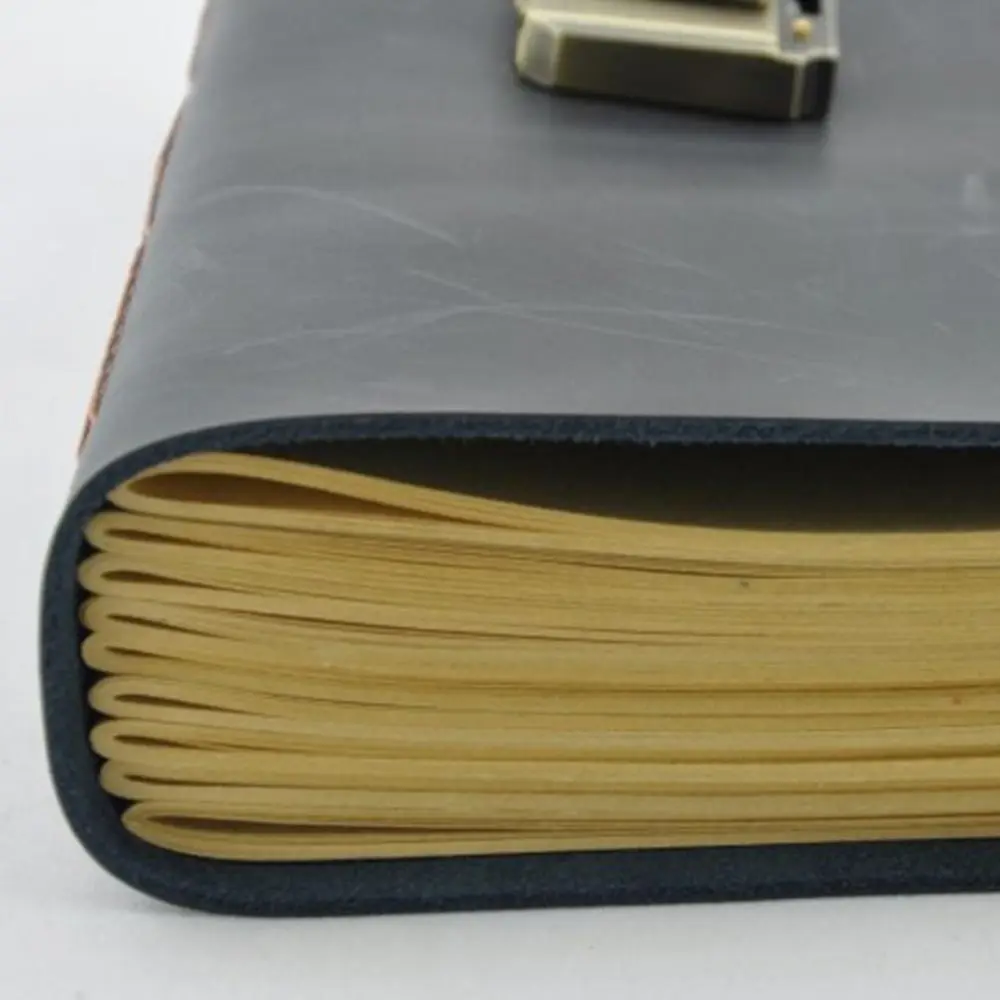 

Genuine leather Journal thick secret diary with lock and password code 18CM*13CM*4.5CM