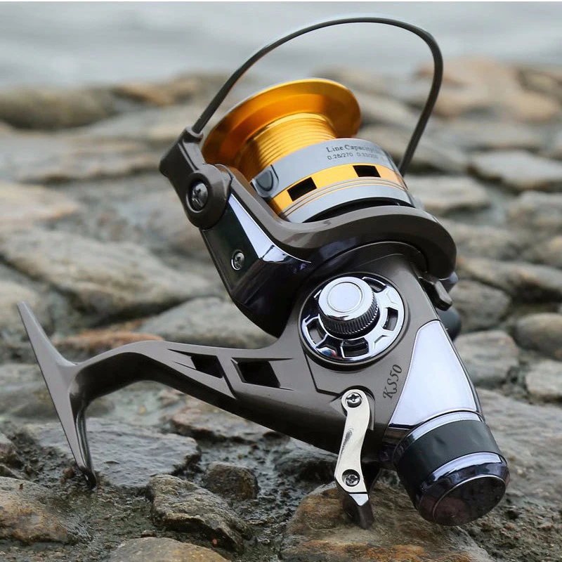 Из Металла Рыболовные катушки Спиннингом Карп Рыбалка катушка колеса 5.2: 1 10BB