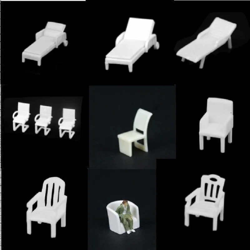 

architecture indoor furnitures 1:50 Scale model interior Chairs