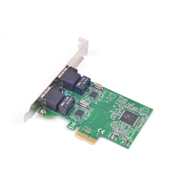 PCI-e 10/100/1000 Мбит/с Hign скорость беспроводной адаптер PCIe до 2 портов Gigabit Ethernet Сетевая
