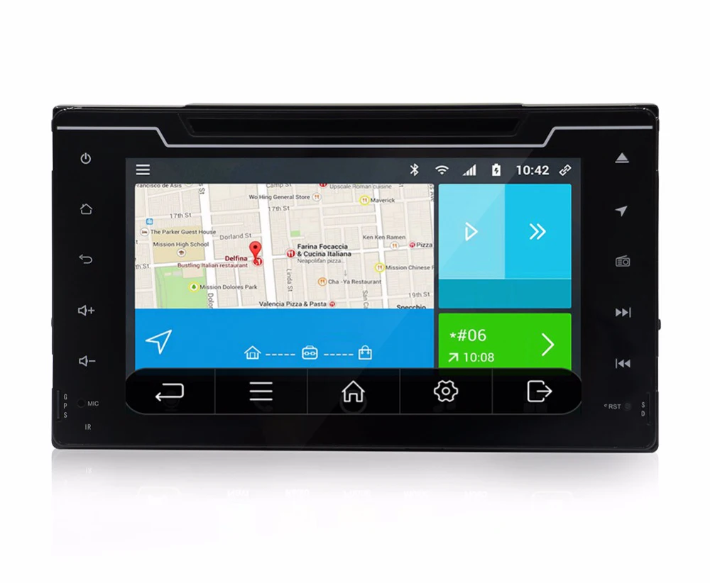 8 &quotПолный сенсорный автомобильный dvd плеер на основе Android с ТВ/BT GPS WIFI аудио Радио