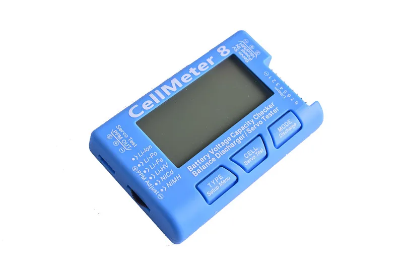 CellMeter RC CellMeter8 батарея бесщеточный мотор Servo Checker тестер 2S 8S LiPo Life Li Ion NiMH Nicd|Детали и