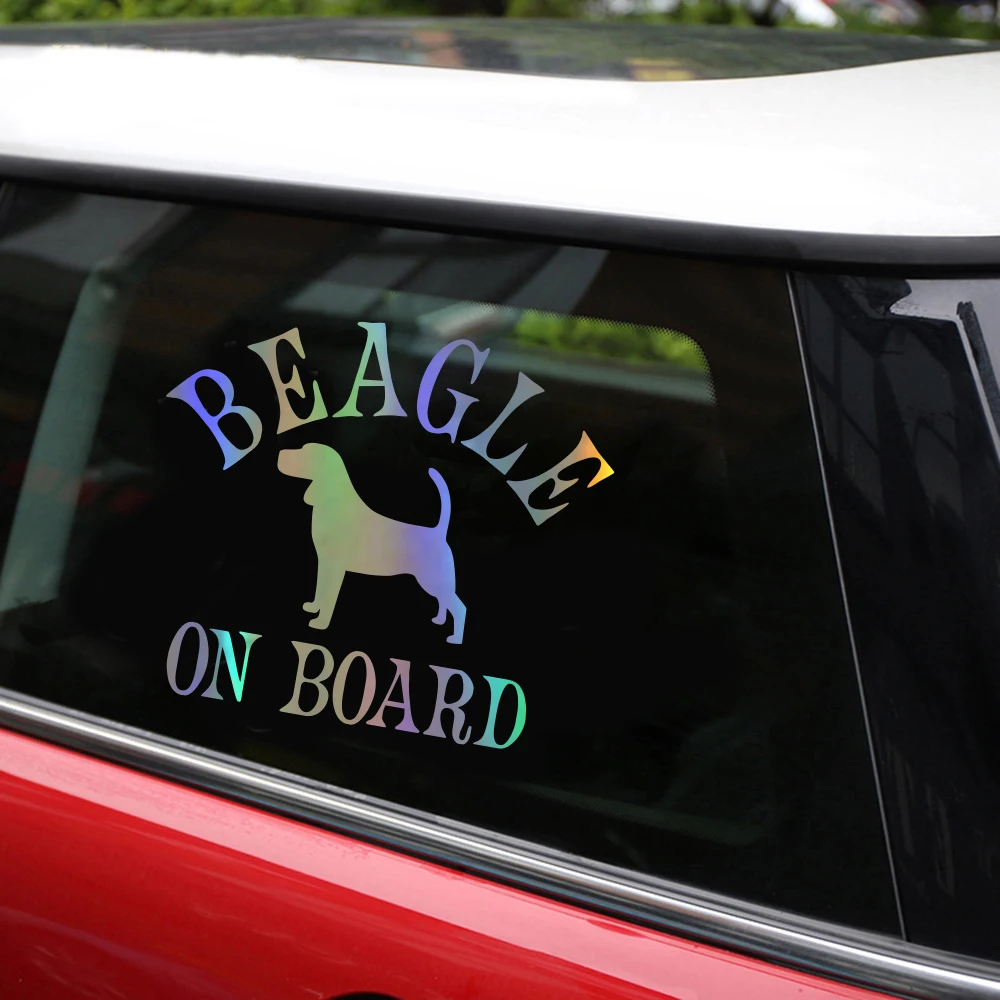 Tangredy Beagle на доске автомобильные наклейки и бампер для автомобиля Стайлинг