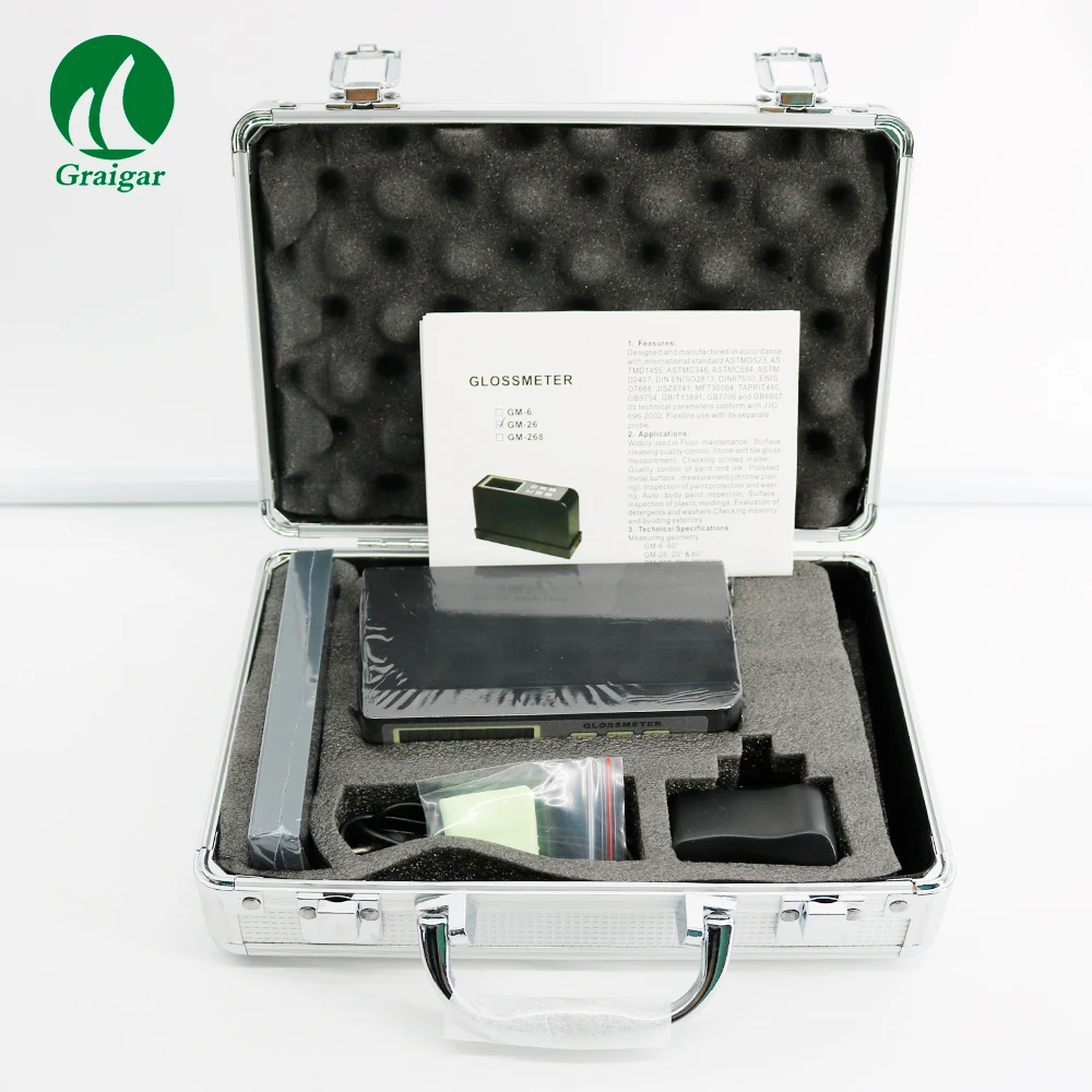

GM-26 Gloss Meter Range: 0.1~200 Gloss