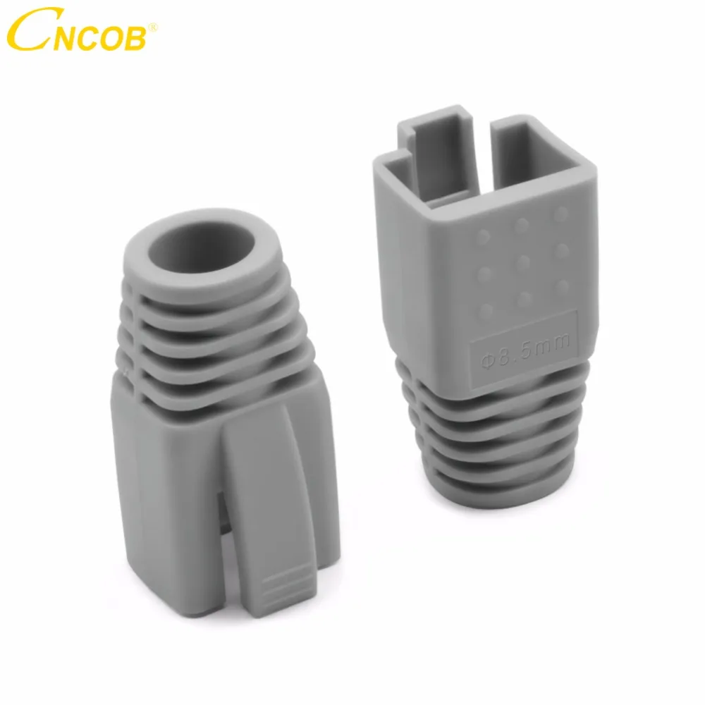 100 шт. серая Крышка коннектора RJ45 cat6a cat7 8 5 мм|Компьютерные кабели и разъемы| |