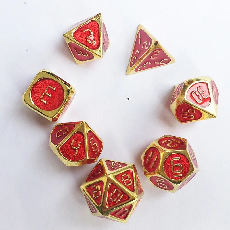 7 шт. выход новый шрифт Подземелья и Драконы MTG РГС D & игральные кости ДНД доска