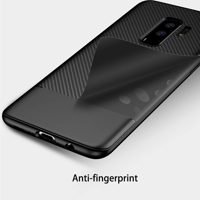 Роскошный чехол для Samsung Galaxy S8 S9 плюс Чехол с защитой от отпечатков пальцев из