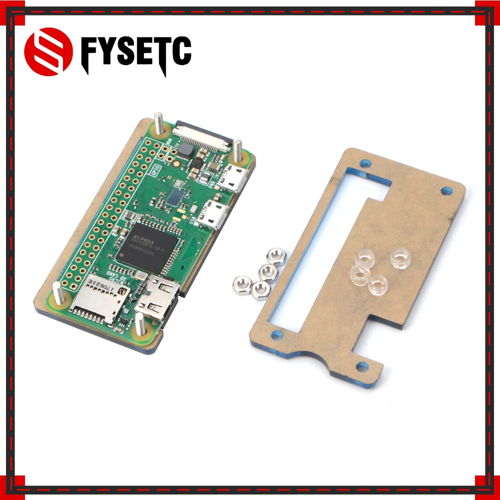 Raspberry Pi Zero W акриловая коробка синяя корпус совместимый с 0|Аксессуары для