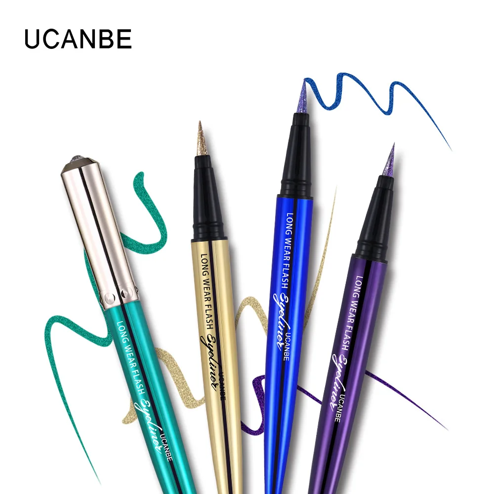 Ucanbe eye makeup Алмазный Блестящий подводка для глаз карандаш фиолетовый синий