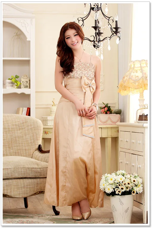 BIG SIZE L~3XL Sexy Elegant Rhinestone Sequin Bow Strapless Dress Lady Women Plus Large Long Party Evening Peplum Dresses | Женская
