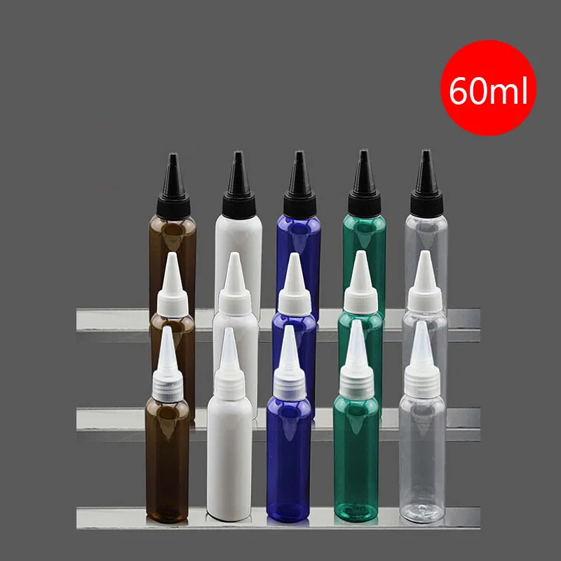 5 шт. длинное перо форма крышка пластиковая ПЭТ бутылка капельница Крышка 60 мл 2