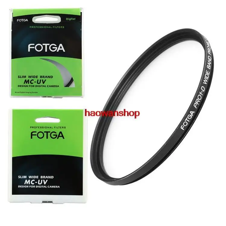 Переходное кольцо для объективов FOTGA 37 40,5 43 46 49 52 55 58 62 67 72 77 82 86 95 мм ультра-тонкий MC УФ-фильтр с многослойным покрытием MCUV фильтр smp UV для объектива камеры