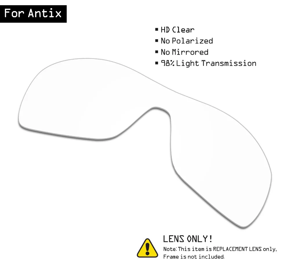 Солнцезащитные очки SmartVLT Сменные линзы для Oakley Antix - HD Clear | Аксессуары одежды