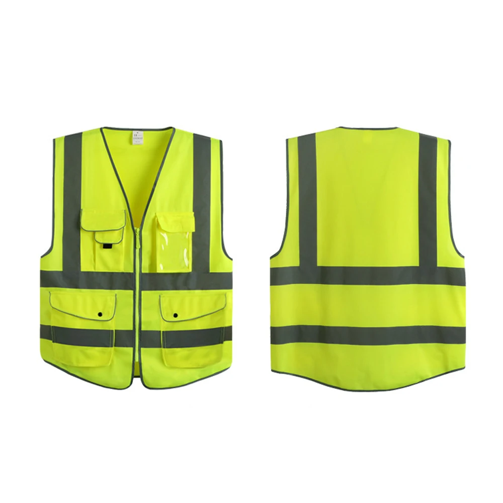 Светоотражающий жилет рабочая одежда высокая видимость для дневного и ночного