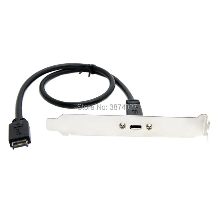 USB3.1 USB 3 1 удлинитель передней панели type-e Type E для USB-C Type-C с винт крепления |