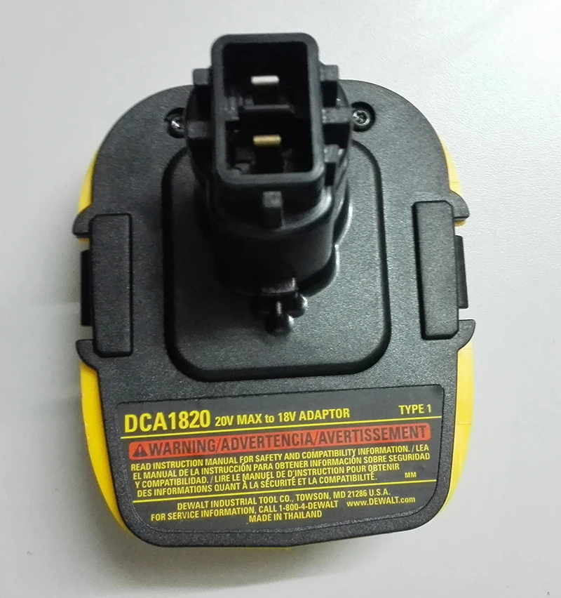 Новый DCA1820 18V постоянного тока до 20V Аккумуляторный преобразователь адаптер для