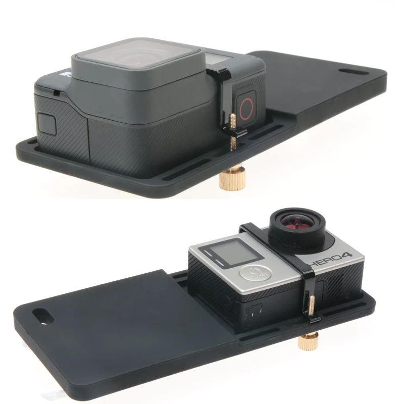 DJI Osmo Mobile 2 Zhiyun Smooth 4/3/Q Feiyu Mount Plate Gimbal Adapter for GoPro Hero 8 7 6 4 Xiaomi Yi 4K SJCAM Accessories|Чехлы для