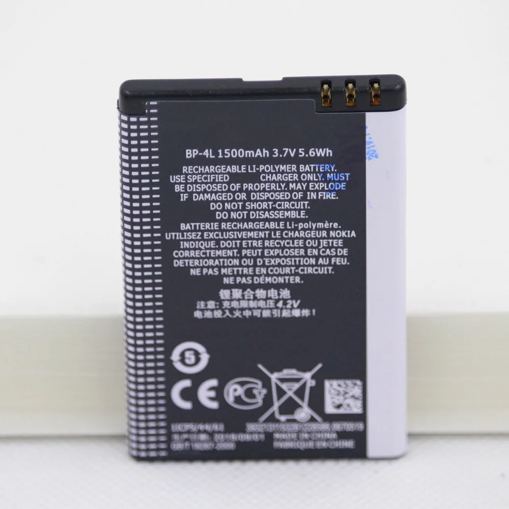 Запасные аккумуляторы для Nokia E61i E63 E90 E95 E71 6650F N97 N810 E72 E52 BP 4L 1500 мАч 20