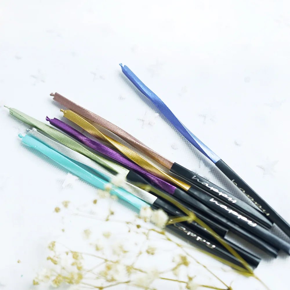 30 шт./лот длинная свеча-карандаш для торта безопасное пламя Бездымная детская