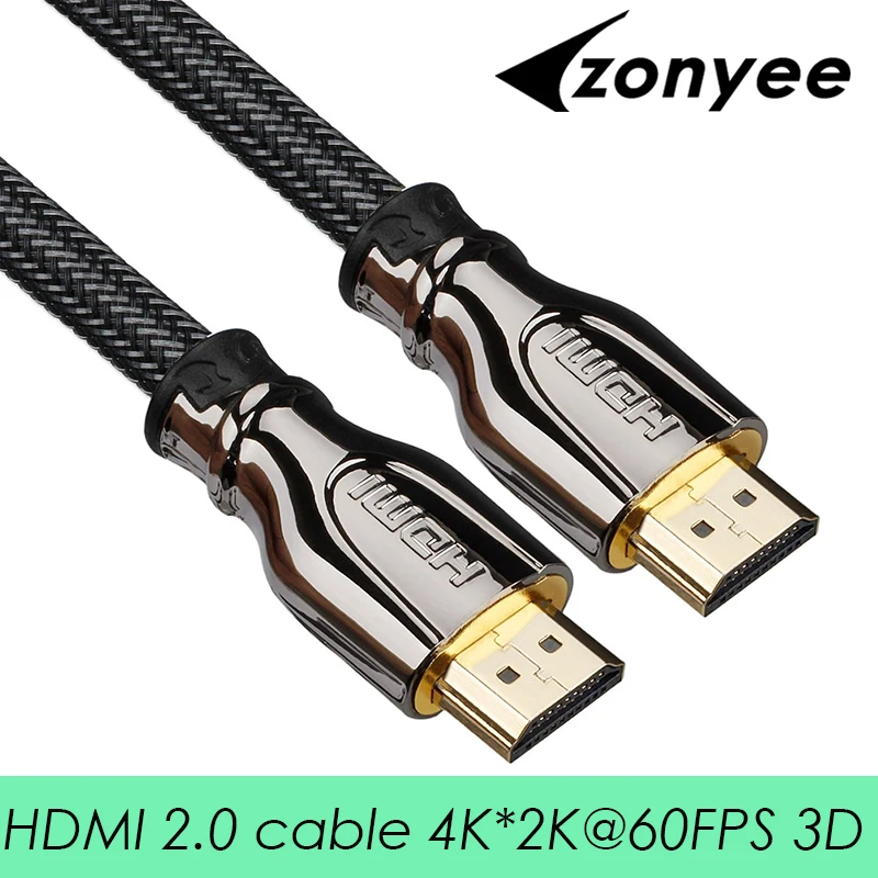 Высокоскоростной 2 0 Версия 3D 4K 60FPS HD видео данных HDMI кабель ARC TV Box ЖК проектор 1 м 3 5
