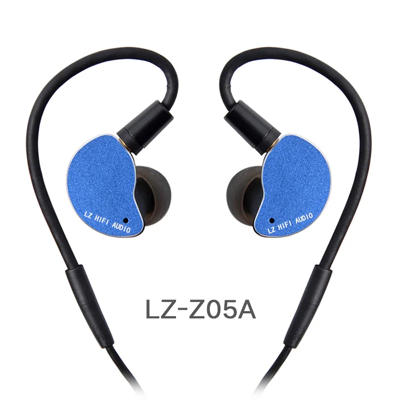 LZ Z05A наушники вкладыши с динамическим приводом Hi Fi IEM металлическая гарнитура со