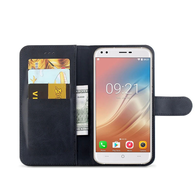 Ocolor Для Doogee X30 shoot 2 Чехол из искусственной кожи с защелкой кошелек Защитная сумка