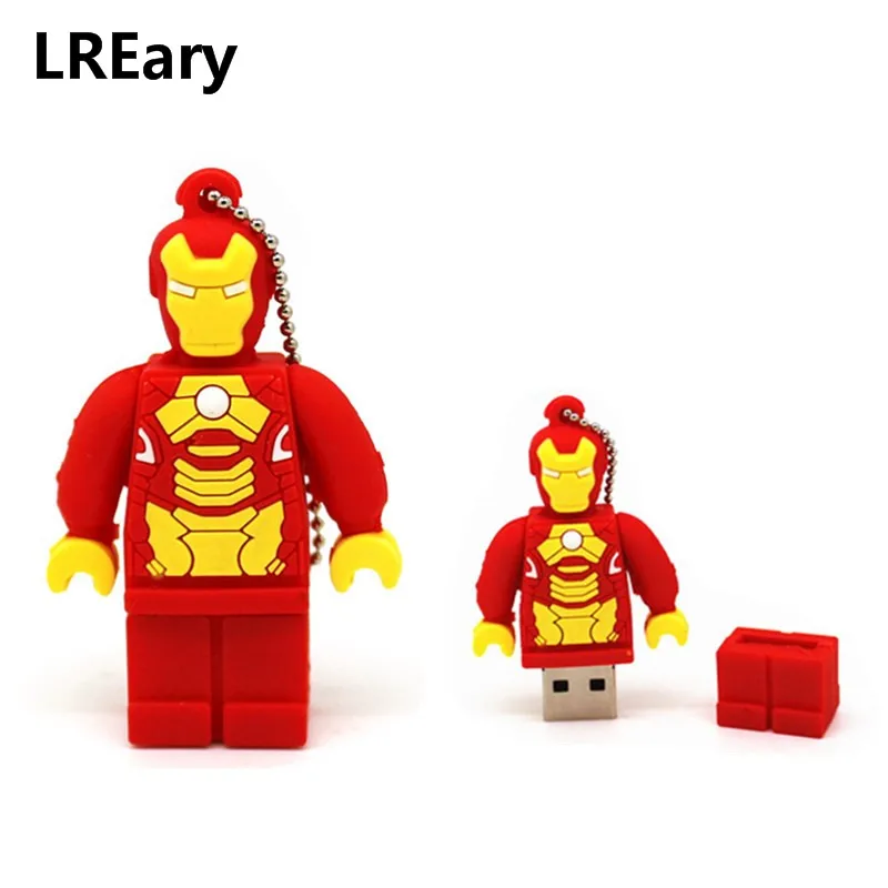 USB флеш-накопитель с изображением Капитана Америки Бэтмена Супермена 64 ГБ 32 16 4 Гб