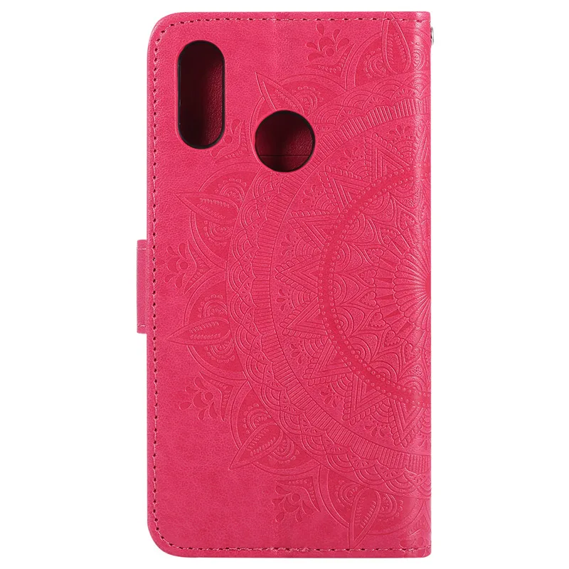 Чехол книжка ZEALLION для Huawei P8 P9 P10 P20 Lite Honor 8 9 Mate 10 Pro с рельефным цветком и кружевом