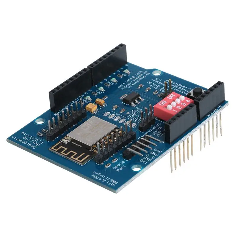 ESP 12E ESP8266 UART WIFI беспроводной щит для Arduino UNO R3|Демонстрационные стенды| |