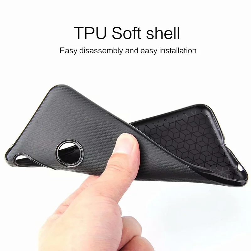 Kerziil Роскошный чехол для телефона из углеродного волокна iphone X XR XS MAX Мягкий