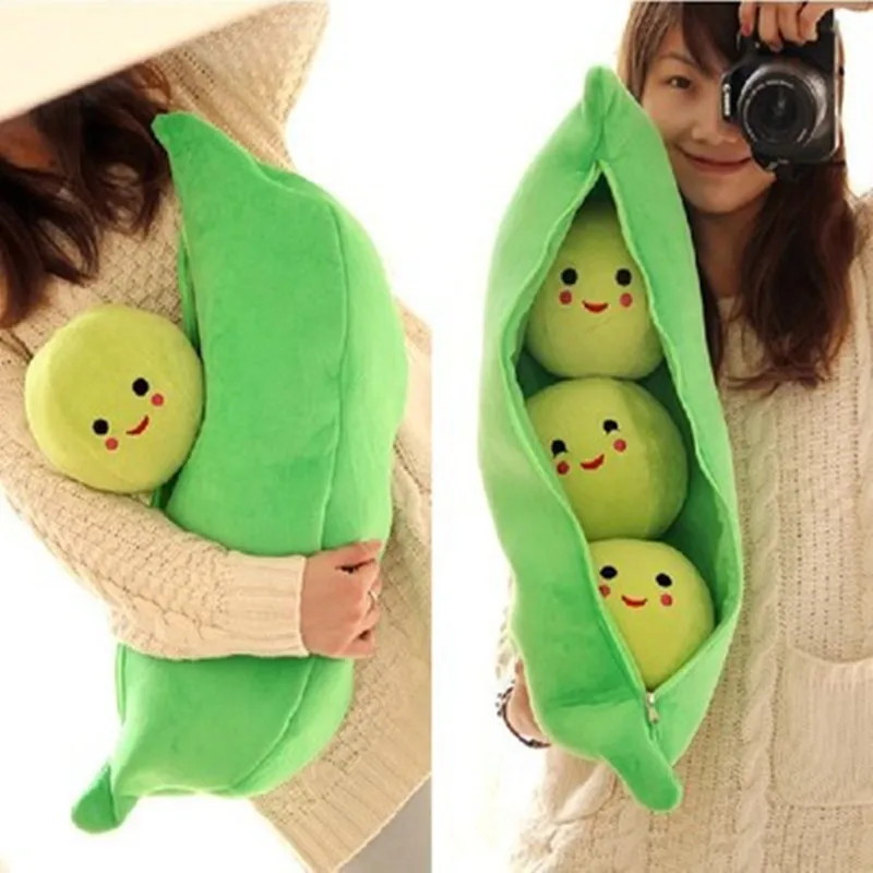 Бесплатная доставка Творческий горох подушка милые Гороховая поясничная