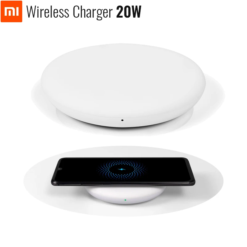 Оригинальное Беспроводное зарядное устройство Xiaomi 20 Вт 27 15 В для Mi 9 MiX 2S Mix 3 Qi EPP10W