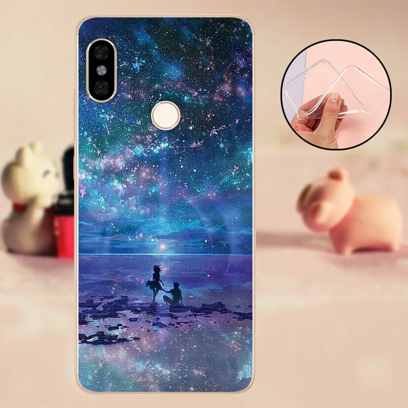Чехол для телефона Xiaomi Redmi Note 5, силиконовый чехол-бампер для Xiaomi Redmi Note 5 Pro, мягкий силиконовый прозрачный чехол, Funda - Цвет: FLMHV