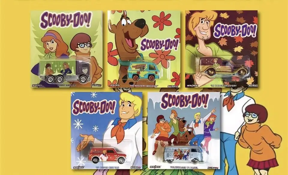 5 шт./компл. Scooby Doo специальный тип литья под давлением металла тайна машина сплава