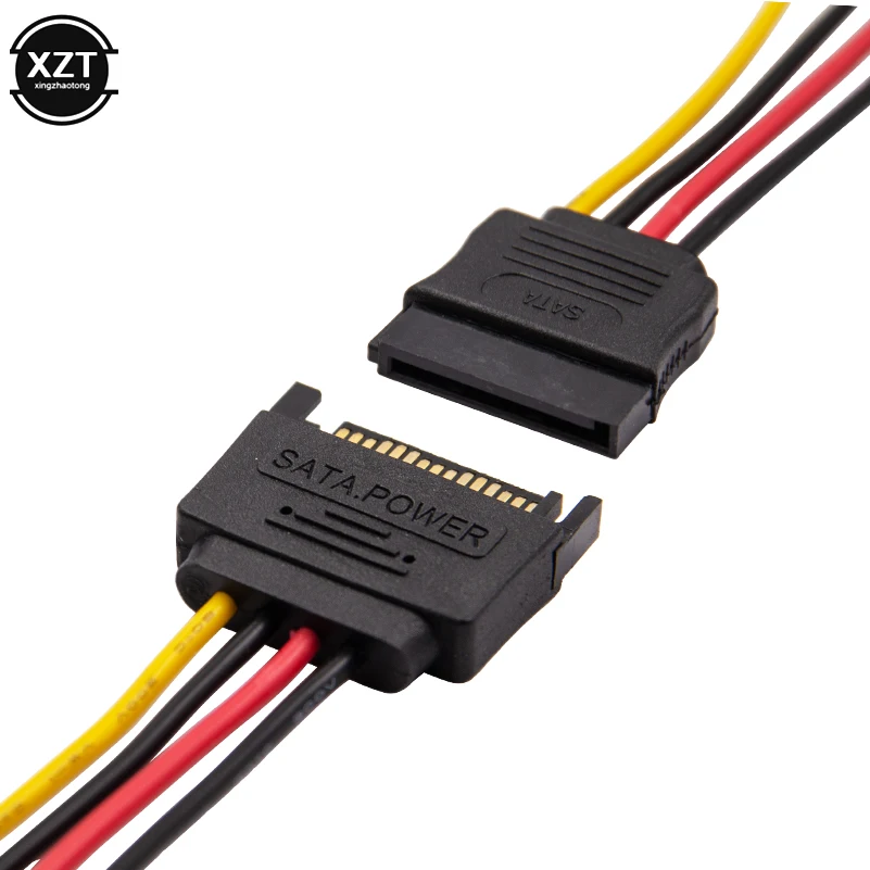 1 шт. 20 см 15pin Штекерный к женскому SATA жесткий диск удлинитель питания кабель Sata M F