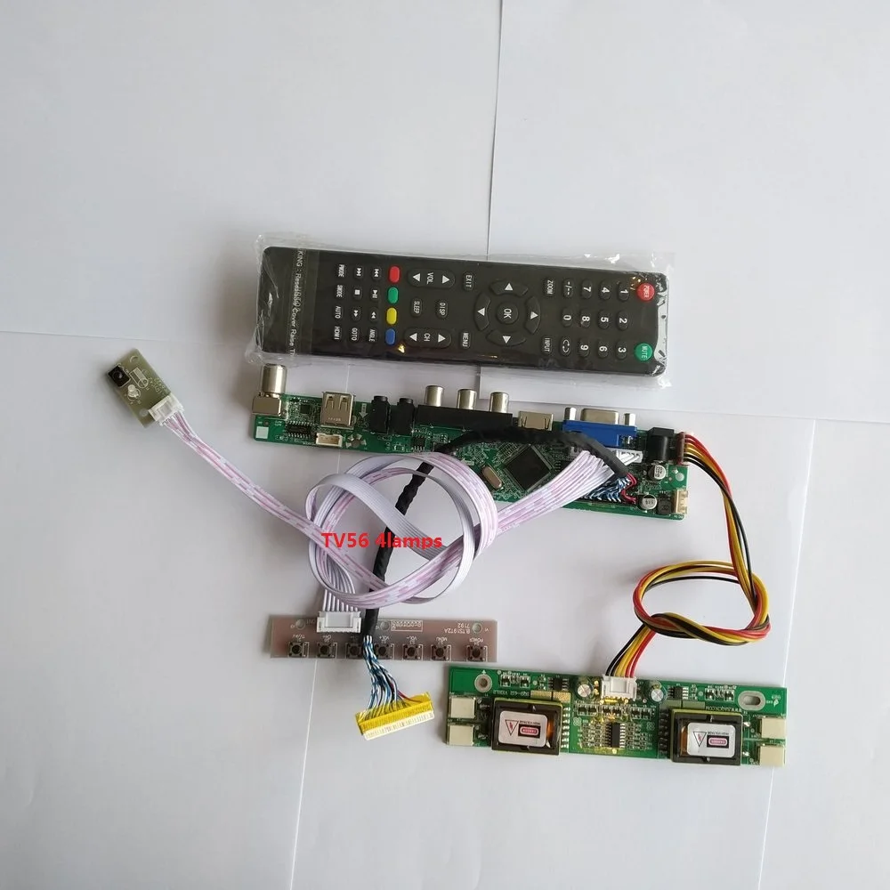 Плата контроллера для телефона 1440X900 19 дюймов USB 4 лампы | Компьютеры и офис