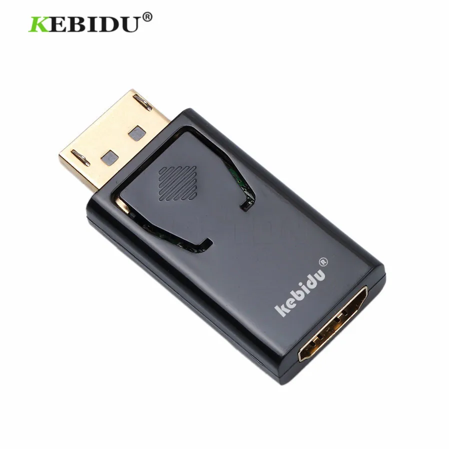 Kebidu 1080P Дисплей порт дисплей DP Мужской к HDMI Женский конвертер адаптер видео аудио разъем подходит для MacBook Pro Air