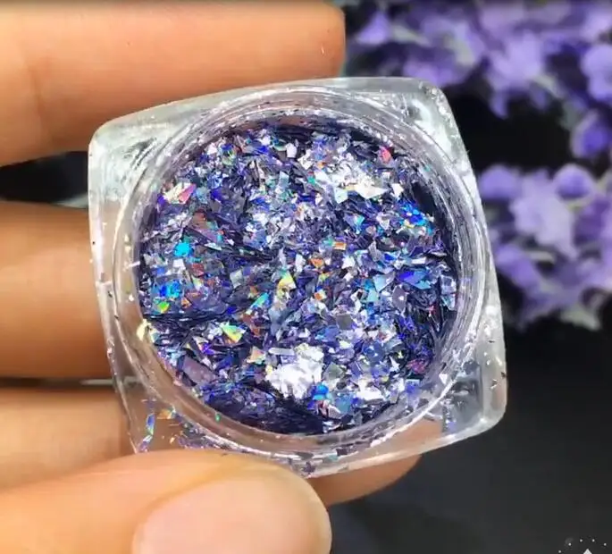 12 банок/набор лазерные Радужные Блестки для ногтей|Блестки ногтей| |